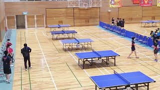 SSP杯卓球女子１回戦　三養基ー神埼