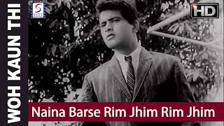 Naina Barse Rim Jhim Rim Jhim - Lata Mangeshkar - Sadhana, Manoj Kumar