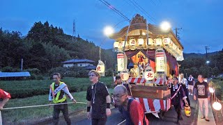 2024.08.15 浜松市天竜区 北嶺連【山東八幡神社 祭典】屋台巡行　令和六年八月十五日(木)　静岡県