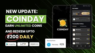 Now Withdraw ₹3 (CoinDay) 🚀