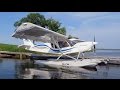 Amphibious floats: Full Lotus floats on the CH750 Cruzer