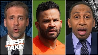 Should fans stop booing the Astros for cheating? Stephen A. and Max don't think so | First Take