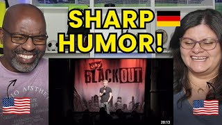 Americans React to Michael Mittermeier - English show das Blackout - Trailer