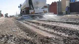 AnyWay Stabilization technology in a road project in Ethiopia, Addis Ababa