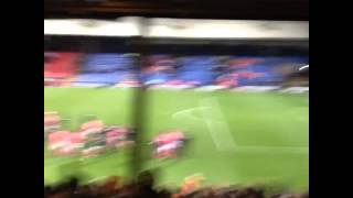 Bournemouth Fans Singing "Eddie Howe Chant" Away At Crystal Palace