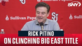 Rick Pitino on St. John's clinching first Big East title since 1985 | SNY