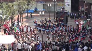 YOSAKOIさせぼ祭り2014　NNP　舞台　（佐世保駅）