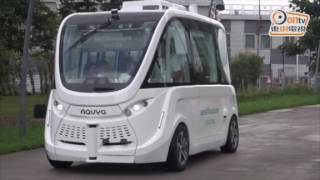 西九首架無人駕駛電動車　本月園內試行