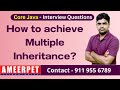 How can we achieve Multiple Inheritance in Java | Ameerpet Technologies