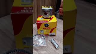 Piston kit for CD 70cc bike's just RS 550 contact #03084678961 #pakistan