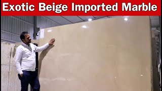 Exotic Beige Imported Marble at Affordable Range 2023 | SQUAREFEET MARBLE KISHANGARH