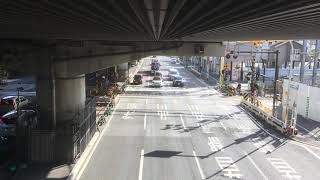 【京急大師線】産業道路駅の日本一長い踏切。2019年3月1日