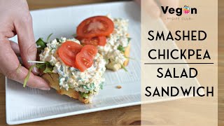 Smashed Chickpea 🌱 Salad Sandwich 🥪