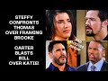 RECAP November 22nd 2022 | The Bold & The Beautiful | STEFFY CONFRONTS THOMAS AND TAYLOR WALKS IN!