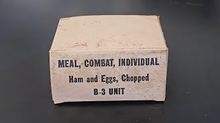 1965 C Ration B Unit US MRE (Meal Ready to Eat)