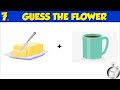 guess the flower from emoji challenge with Naitik Kumar emoji