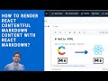 How to render Contentful markdown content using React Markdown?