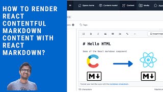 How to render Contentful markdown content using React Markdown?