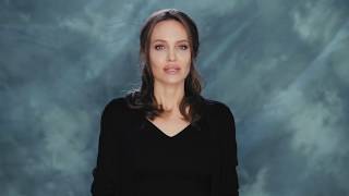 Angelina Jolie records messages on Human Rights