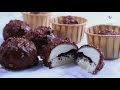 oreo daifuku mochi with crunchy peanut chocolate ｜oreo daifuku｜mochi｜lisa s kitchen