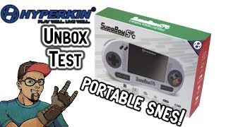 Supaboy SFC Portable SNES Super Famicom From Hyperkin - Review Test Unboxing