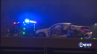 2 hurt in overnight crash on Kellogg near I-135