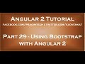 Using Bootstrap with Angular 2