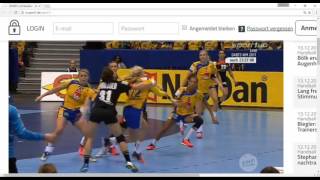 Handball EM 3.Hauptrunden Spiel: Germany vs. Schweden