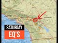 Small Earthquake Swarm on the San Andreas Fault today. Saturday update 9/21/2024