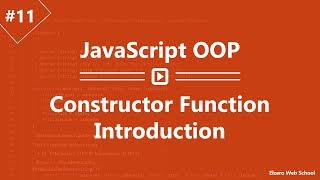Learn JavaScript OOP in Arabic #11 - Constructor Function Introduction