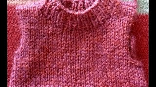 How to make Round Neck in Hindi Knitting