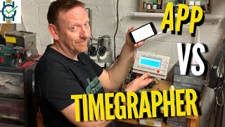 App vs Timegrapher. (Weichi 1000 vs Watch Tuner Timegrapher)