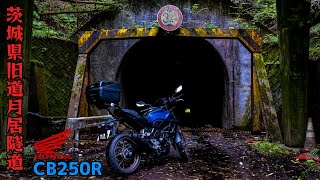 HONDA【CB250R】茨城県大子町の月居隧道(旧月居トンネル)調査ツーリングHONDA motorcycles in Japan Japanese abandoned road touring