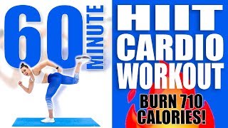 60 Minute HIIT Cardio Workout 🔥Burn 710 Calories! 🔥