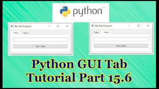 Python GUI Tab Tutorial Part 15.6