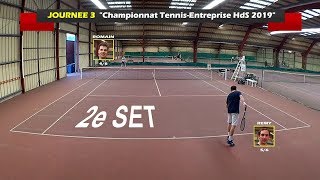 Remy (5/6) vs Romain (4/6) - Match corpo - 2e set - 01/04/2019