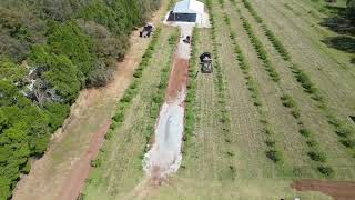 Grading Orange Orchard Road with a Takeuchi TL8R2