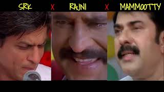 Same Scene but different actors Ft.King KhanSRK X Thalaivar RAJNI X Megastar Mammootty. Music92Beats