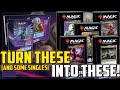 Building FIVE Commander Decks from the Starter Collection/Beginner Box! - Magic: The Gathering