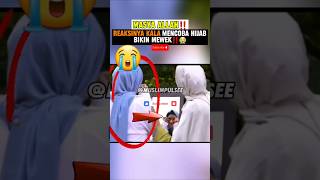 MASYAALLAH‼️reaksi pertama coba hijab wanita eropa ini bikin mewek😭#reaksi #hijab #muallaf #muslimah