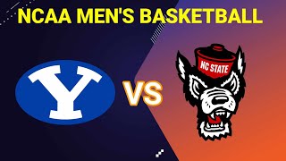 BYU Cougars vs NC State Wolfpack | 2024-2025 NCAA MEN'S BASKETBALL LIVE SCORE