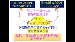 新營協同會民族路教會2021 03 08 小組菜單經文: 詩篇125篇第1節分享:郭賜彬 牧師