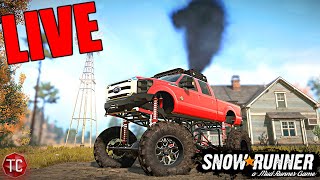 SnowRunner LIVE: FARM LIFE RP! NEW TRUCKS, CONSOLE \u0026 PC MODS, DIESEL BUILDS, \u0026 MORE!