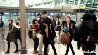 [Fancam] 120114 Sunny at Incheon Airport By Helianthus