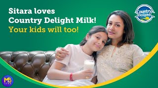 Namrata \u0026 Sitara Country Delight Milk Ad | Mahesh Babu | SarkaruVaariPaata