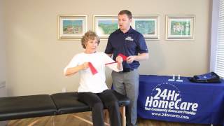 Physical Therapy Exercises for Seniors: Resistance Band Training - 24Hr HomeCare