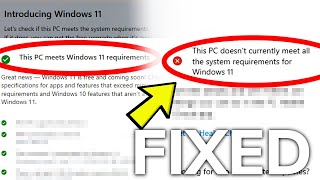 Fix: PC compatible in PC Health Check App, but not in Windows Update (Windows 11)