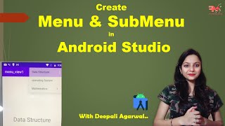 #22 Implement a Menu & Sub Menu in Android App | Android Studio | Android Development Tutorial