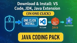 The Ultimate JAVA CODING PACK - Download & Install JDK + VS Code + Java Extension in ONE CLICK!