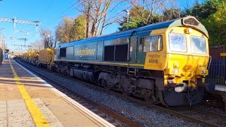 Freightliner 66516 TnT 66591 Passing Through Reading West 6Y15 HOBC